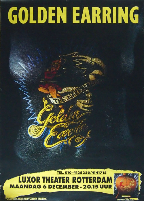 Golden Earring show poster December 06 1993 Rotterdam - Luxor (Collection Edwin Knip)